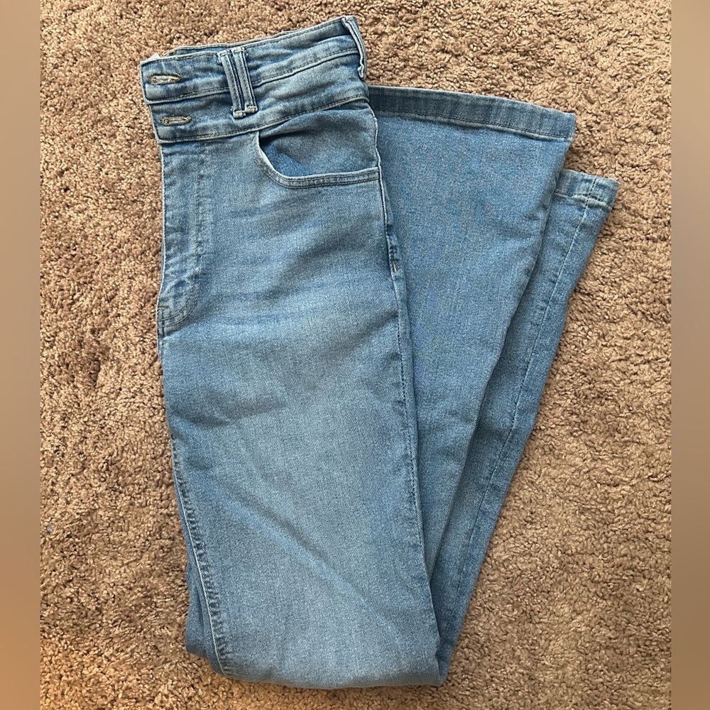 western flare trouser jeans